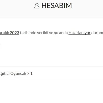 Roboturkiye.com Ürün Kargoya Verilmedi