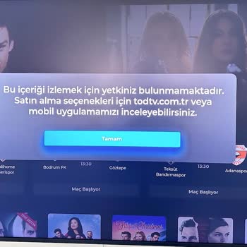 Digiturk Tod Beın Connect İle TV'den Maç İzleyemiyorum