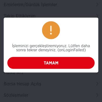 Ziraat Bankası İşleminizi Gerçekleştiremiyoruz Sorunu