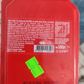 Tahsildaroğlu Peyniri Hayal Kırıklığı Yarattı