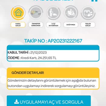 PTT Kargo Adı Kullanılarak Atılan Mesaj
