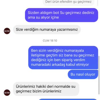 Luiz Paulo Malının Arkasında Durmayan (ayıplı Mal) Firma Dikkat! '