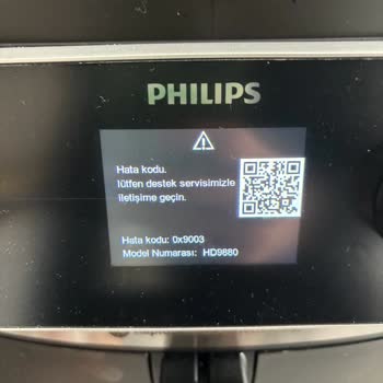 PHILIPS Ev Aletleri Philips HD9880/90 Airfryer 7000 Serisi XXL Hata Kodu 0X9003