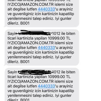 A101 Iyzico/Amozom.com.tr Şikayetim Var İnanma