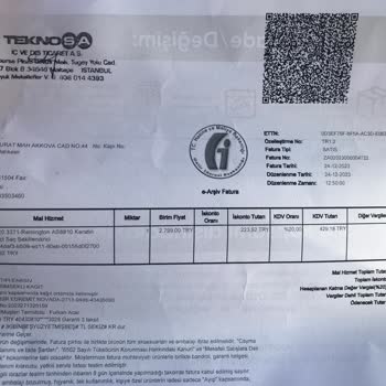 Şikayetim Var Teknosa'dan