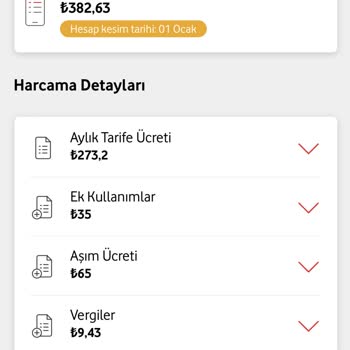 Vodafone Operatör Paket Mağduriyeti