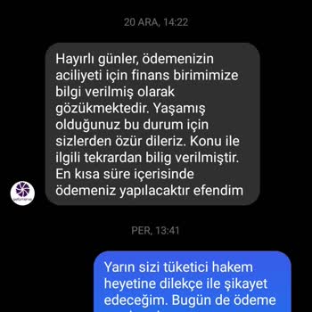 Sefamerve Ücret İadesi Yapılmadı