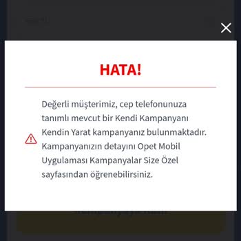 Opet Kendi Kampanyamı Yaptım 55₺ Para Puanım Yüklenmedi!