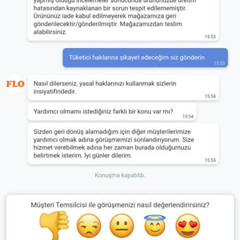 FLO Ayakkabı FLO Mağaza Ürün Hatası