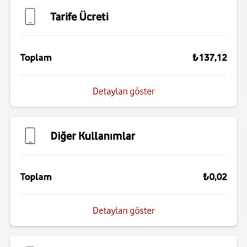 Vodafone Faturam Neden Yüksek Geldi?
