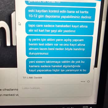 TP Link Tapo Kamera Kayıt Sorunu Ve Mağduriyet