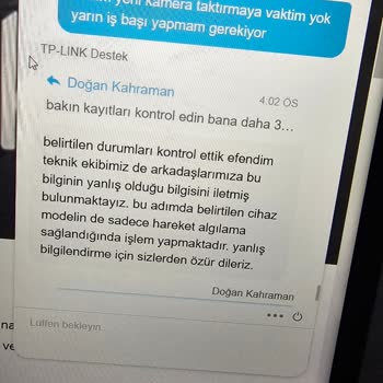 TP Link Tapo Kamera Kayıt Sorunu Ve Mağduriyet