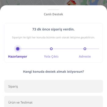 Getir 75 Dakika Dır Bekliyorum