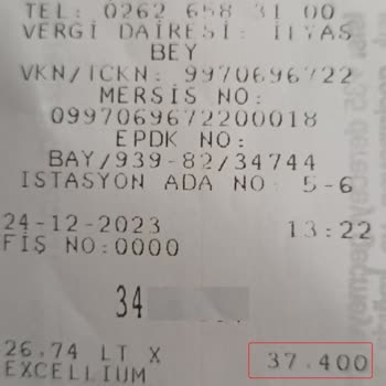 Total İstasyonunda Tabela Fiyatı İle Pompa Fiyatı Farklı