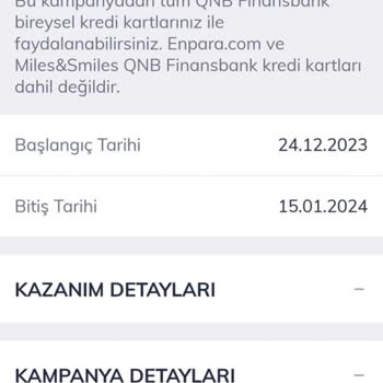 QNB Finansbank Kampanya Şikayeti / Mağduriyeti