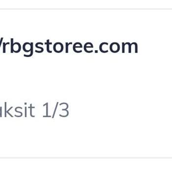Rbg Storee Alınan Ürün Teslim Edilmiyor