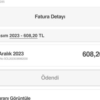 Superonline İnternet İçin Faturalandırma