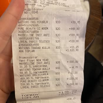 Watsons's İade Sorunu
