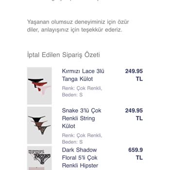 Penti Satıştaki Ürünlerini Stok Bitti Diyerek İptal Ediyor!