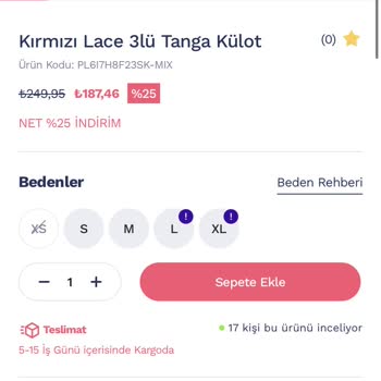 Penti Satıştaki Ürünlerini Stok Bitti Diyerek İptal Ediyor!