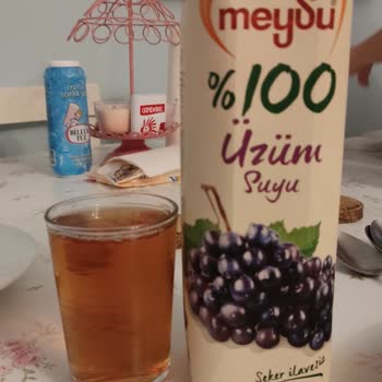Meysu Kutu Üzerindeki Resim İle İçinde Farklı Ürün