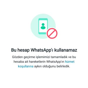 WhatsApp Hesabımı Engelledi Girişime Onay Verilmesini Bekliyorum
