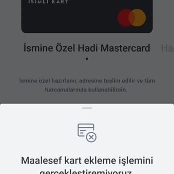 Hadi TOM Pay Hadi Banka Kartı