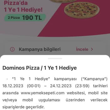 Domino's Kampanyaya Niye Uymuyor