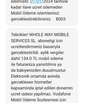 Vizyon Elektronik Para İstem Dışı Zakkum Denen