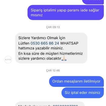 Eyyo Müşteri Hizmetlerinin Dönmemesi