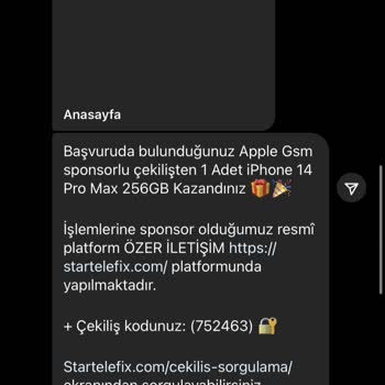 Telefix Teknik Servis Telefix Çekilişinde 375 TL Mi Aldılar