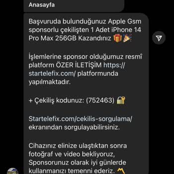 Telefix Teknik Servis Telefix Çekilişinde 375 TL Mi Aldılar