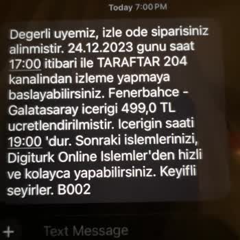 Digiturk Bein 500 Liramı Alıp Maçı Açmadı!