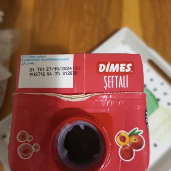 Dimes Gıda Meyve Suyu Paketinde Beklenmedik Misafir