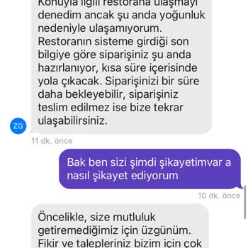 Getir Paket Servis Başarısızlığı