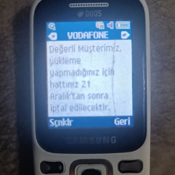 Vodafone Hattımı İptal Etti