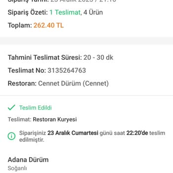 Trendyol Yemek Sipariş Karmaşası Ve İade Sorunu