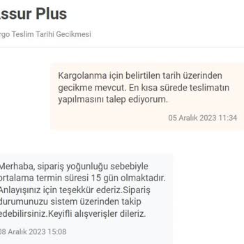 Koçtaş Firması Ürün Gönderimi Sorunu