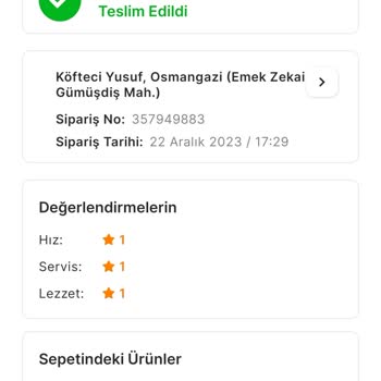 Migros Yemek Teslim Edilmeyen Yemek Siparişi
