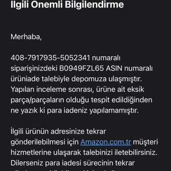 Amazon'da Değişim Talebi Bir Türlü Sonuçlanmıyor