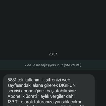 Vizyon Mobil Ve Digifun Haksız Ücret Tahsilatı