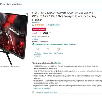 Amazon.com.tr Gülümseten Kasım Bu Sefer Üzdü :(