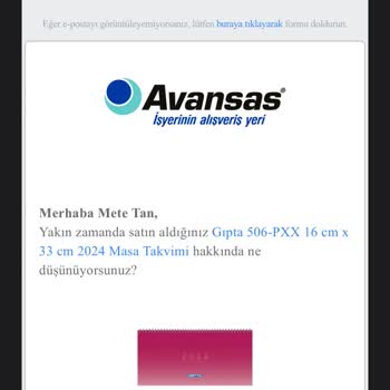 Avansas İstanbul İçi Siparişi Bir Aydır Teslim Etmedi