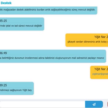 PttAVM PTT Pazaryerinden Verdiğim Sipariş Kusurlu İlgilenilmedi!