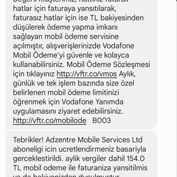 Vodafone Üyelik İptali Yardım