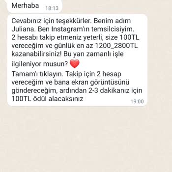 WhatsApp Yabancı Ülke Mesajı
