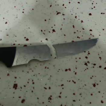 Pirge Bıçak Oyuncak Bıçak Gibi İkiye Ayrıldı Sapı Elimizde Kaldı