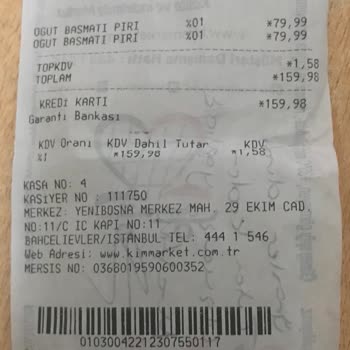 Kim Market İade Talebi Reddi