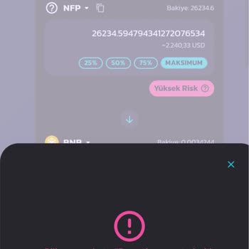 Pancakeswap Coin Satışı Yapamıyorum!