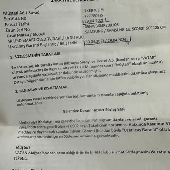 Samsung Televizyon Panel Arızası